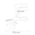Miniatyrbilde 6 av 6: Flerbruks Kniven EDM 08556 Kilimanjaro Svart Karabinkrok