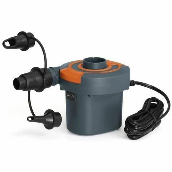 Bestway Elektrisk Pump med Inplugg och Tändare 490 Liter/Minut Uppblåsbar och Camping 62142