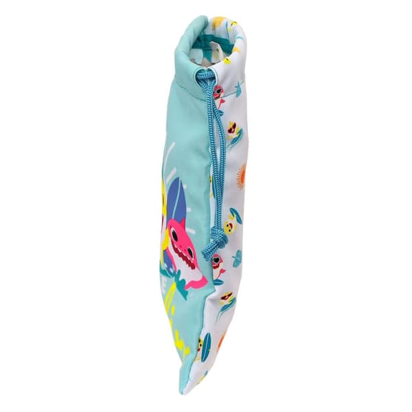 Mellanmålsväska Baby Shark Surfing Blå Vit PVC 20 x 25 x 1 cm Säck