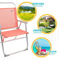 Miniatyrbillede 5 af 6: Polstrede Campingstol Colorbaby