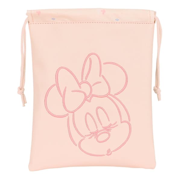 Lunchlåda Minnie Mouse Baby Ljusrosa 20 x 25 cm Säck