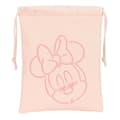 Miniatyrbillede 1 af 3: Madkasse med tilbehør Minnie Mouse Baby Lyserød 20 x 25 cm sæk (sack)