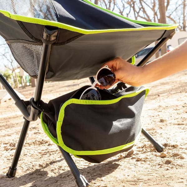 BRUGT Sammenklappelig campingstol Folstul InnovaGoods Sort (Refurbished A)