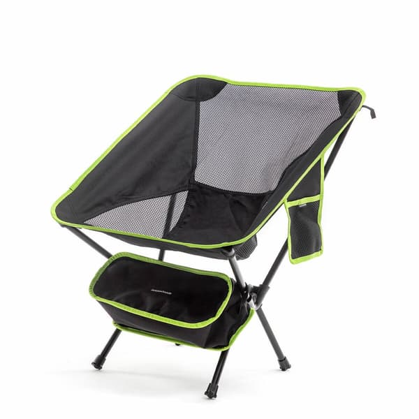 BRUGT Sammenklappelig campingstol Folstul InnovaGoods Sort (Refurbished A)