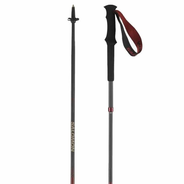 Sæt med 2 vandrestave Salomon Quest Carbon Foldable Sort 120 cm