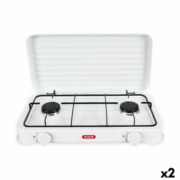 kaasukeitin Algon Kannellinen Valkoinen 4400 W 55 x 7 x 32 cm (2 osaa)