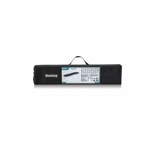 Bestway Aluminium Säng Maxvikt 110 kg 190x64x42 cm Camping 68065