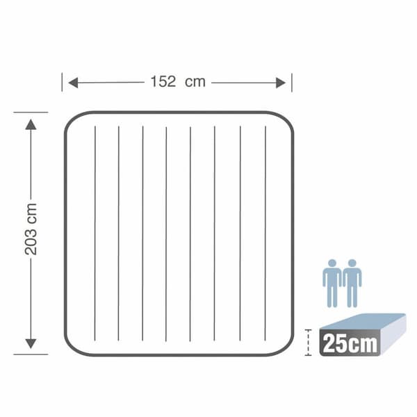 Luftmadras Intex 152 x 25 x 203 cm
