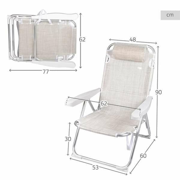 Strandstol Colorbaby 48 x 60 x 90 cm