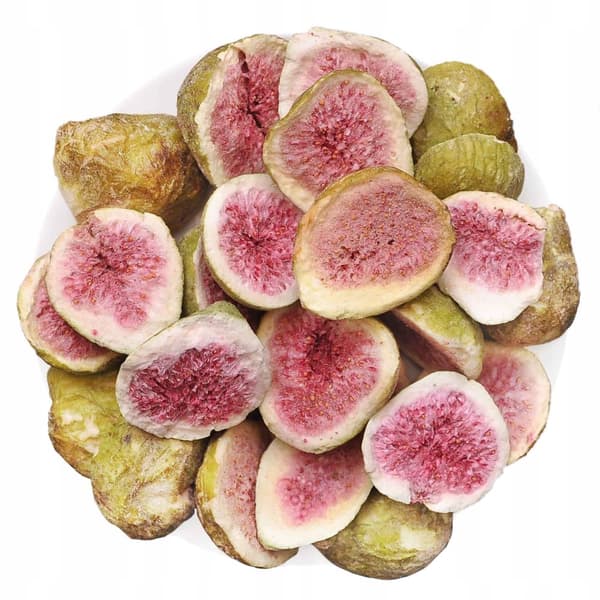 Frysetørret figen halv lækker frugt 500g - frysetørret frugt