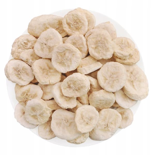 Frystorkade bananskivor - läcker frystorkad frukt - 100g