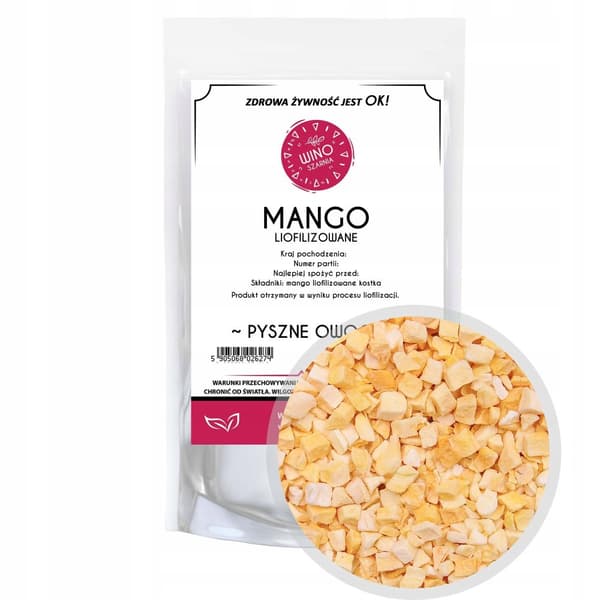 Mango frysetørret frugtgryn - 100g lækker frugt