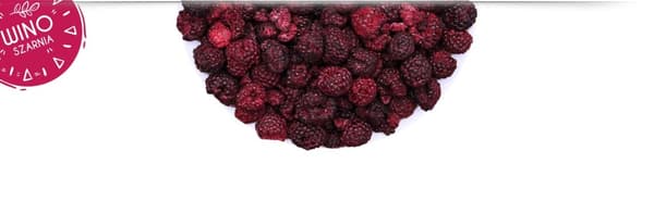 Sorte HINDBÆR, hel, frysetørret frugt - 50g