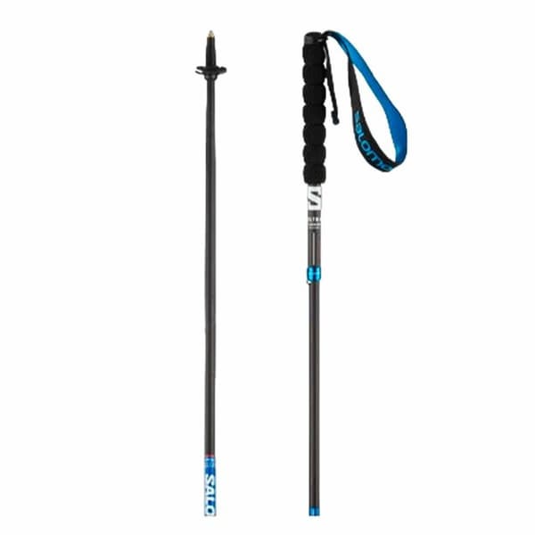 Sæt med 2 vandrestave Salomon Ultra Carbon Foldble Sort 120 cm
