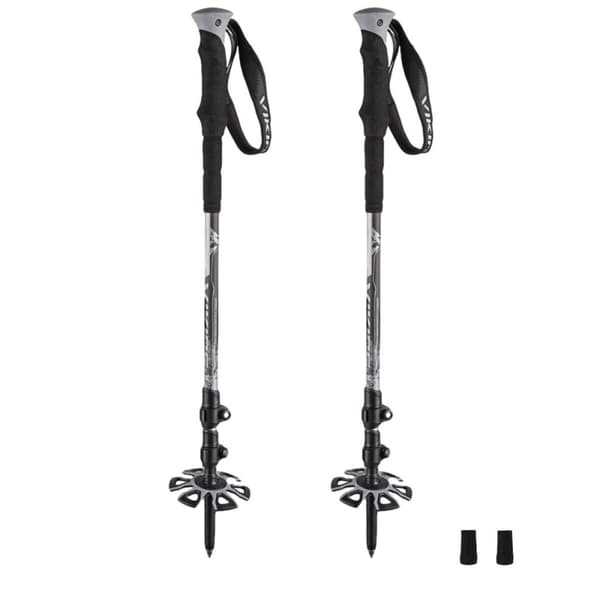 Vaellussauva Viking VARIO TOUR Musta Harmaa (2 osaa)