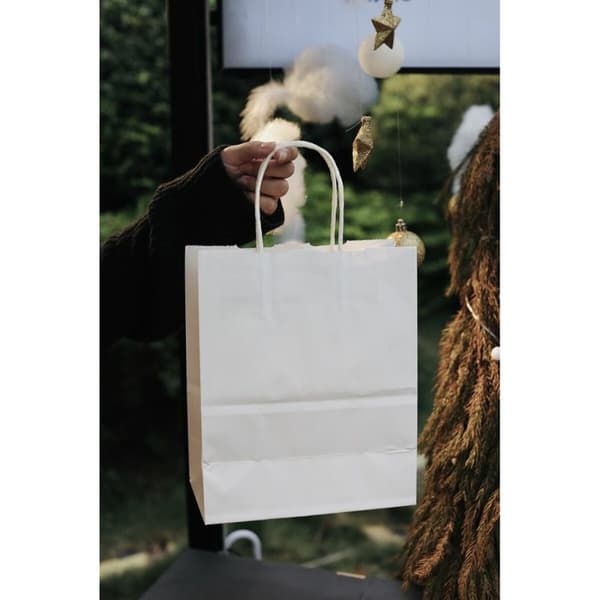 Papperskasse Algon Vit 20,6 x 11 x 27 cm 3 Delar (24 antal)