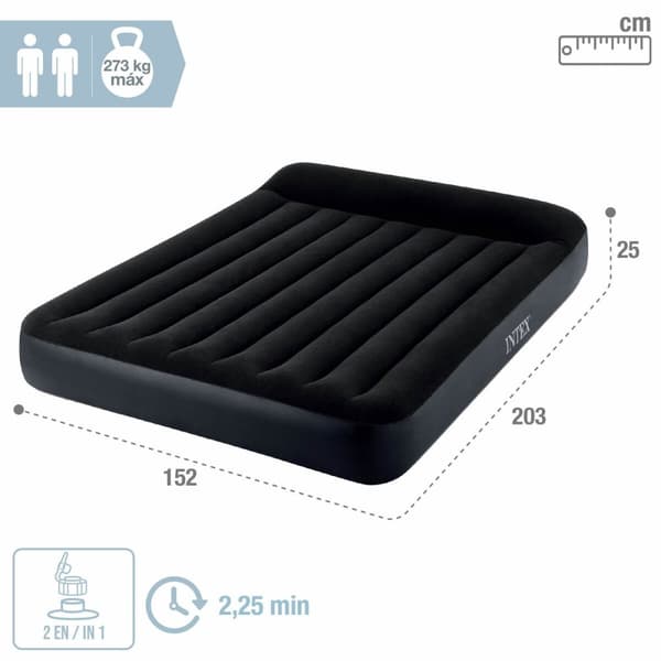 Luftmadras Intex 152 x 25 x 203 cm (3 enheder)