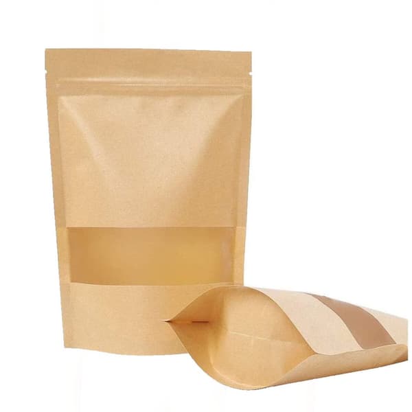 Gjenbrukbar matpose Algon Kraft 17 x 24 x 4 cm 15 Deler (12 enheter)