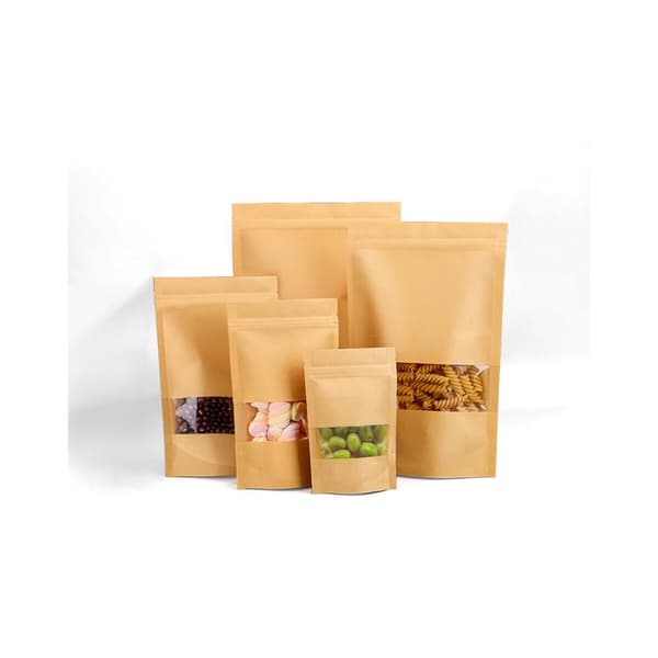 Gjenbrukbar matpose Algon Kraft 17 x 24 x 4 cm 15 Deler (12 enheter)