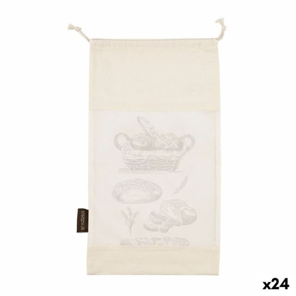 Genanvendelig madpose Quttin Bread 25 x 45 cm (24 enheder)