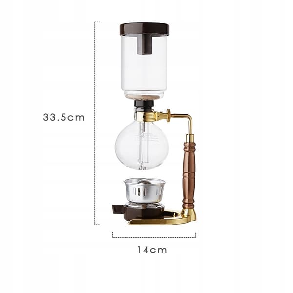 KAFFEMASKIN RESEMASKIN VAKUUM ANTIKT RETRO VATTENKOKARE