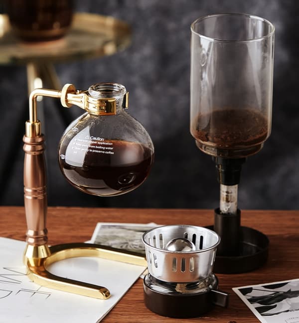 KAFFEMASKIN RESEMASKIN VAKUUM ANTIKT RETRO VATTENKOKARE