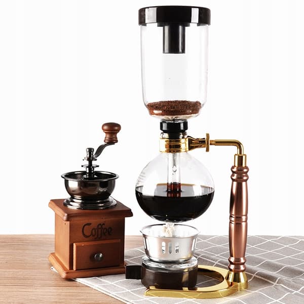 KAFFEMASKIN RESEMASKIN VAKUUM ANTIKT RETRO VATTENKOKARE