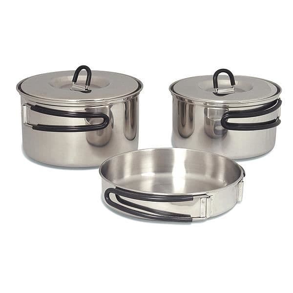 Cooking kit - TATONKA - Cookset Regular - Rostfritt stål - Grå - Vuxen - Blandat