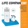 Miniatyrbild 4 av 4: Popote - servis - bestick Ion8 - I8RF500PNTEXTB - Slank vattentäta flaska, BPA-fri, bubblor, 500ml (18oz)