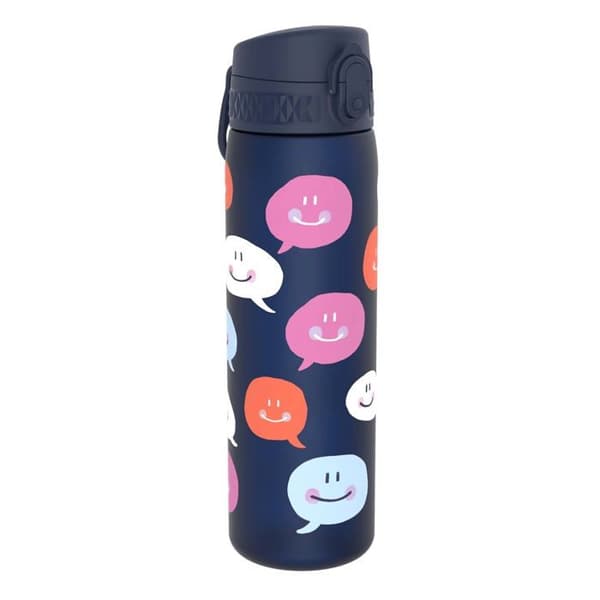 Popote - servis - bestick Ion8 - I8RF500PNTEXTB - Slank vattentäta flaska, BPA-fri, bubblor, 500ml (18oz)