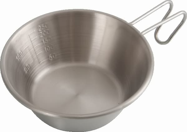 INF 4-pakke Sierra-boller i rustfritt stål med bæreveske - 12 cm