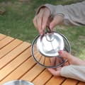 Miniatyrbilde 2 av 5: INF 4-pakke Sierra-boller i rustfritt stål med bæreveske - 12 cm