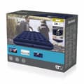 Miniatyrbild 2 av 3: Bestway Dubbilsäng med Fotpumpas 203x152x28 cm Uppblåsbar och Camping 67226