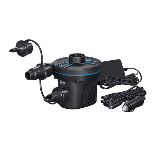 Bestway Elektrisk Pump 11,3x10,1x10,7 cm 490 L/min Uppblåsbar och Camping 62255