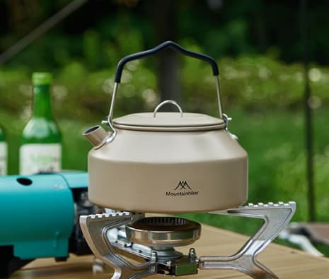 Vattenkokare Tekanna Camping Vattenkokare i aluminiumlegering Lätt att bära Vattenkokare med hög temperaturbeständighet