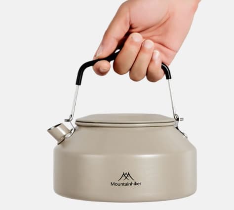 Vattenkokare Tekanna Camping Vattenkokare i aluminiumlegering Lätt att bära Vattenkokare med hög temperaturbeständighet