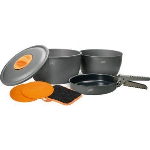 Kit popote - Esbit - 2 L och 2.5 L - Anodiserad aluminium - Vikt 760 g - Unisex