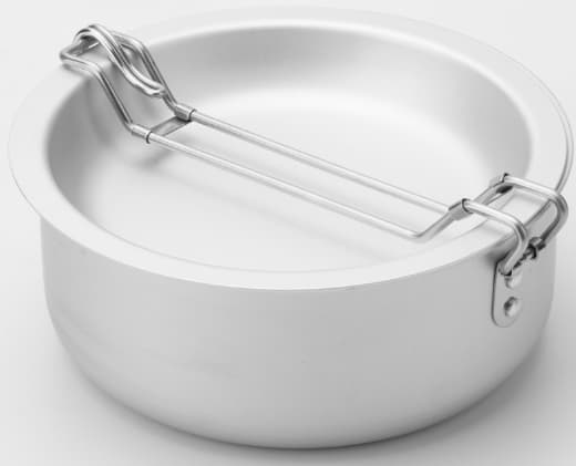Puhdas alumiininen lounaslaatikko kattilat ja pannut ruokalautanen paistinpannut ulkona retkeilykattilat ja pannut sarja kannettava säilytystila b.