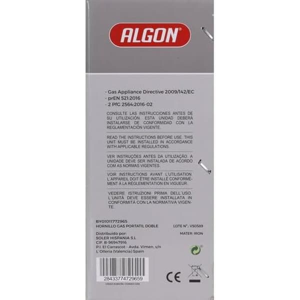 BRUGT gaskomfur Algon (Refurbished C)