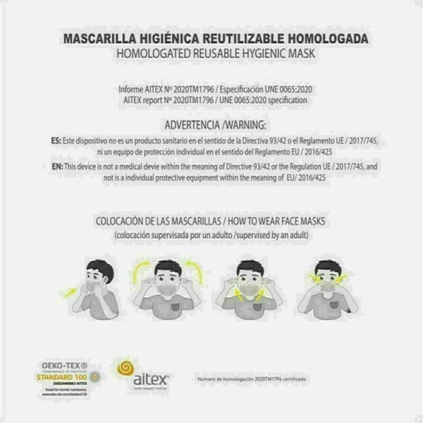 Hygienisk gjenbrukbar tøymaske Harry Potter Barne