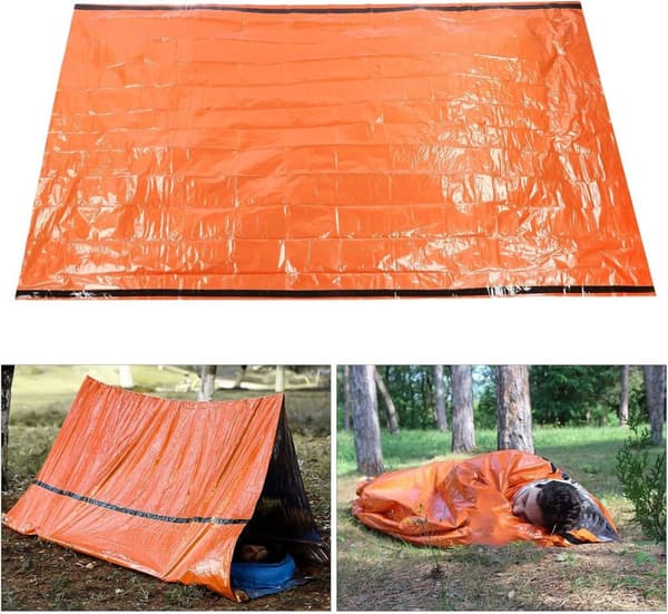 värmereflekterande nödtält, tält nödsituation, emergency tent, BRIV NÖDTÄLT
