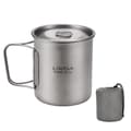 Pikkukuva 1 / 2: Titanium-leirintämuki, taitettava kahva, useita kapasiteetteja,450 ml