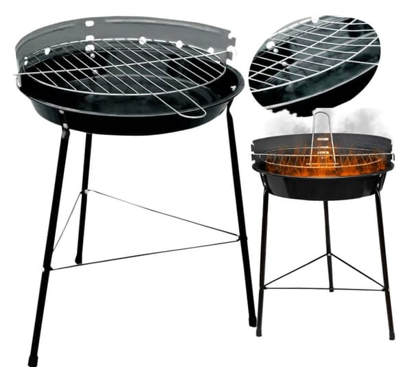 Pyöreä hiiligrilli puutarhaan 32 cm