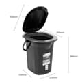 Miniatyrbillede 2 af 6: Camping Brusepose Greenblue GB320BG Sort