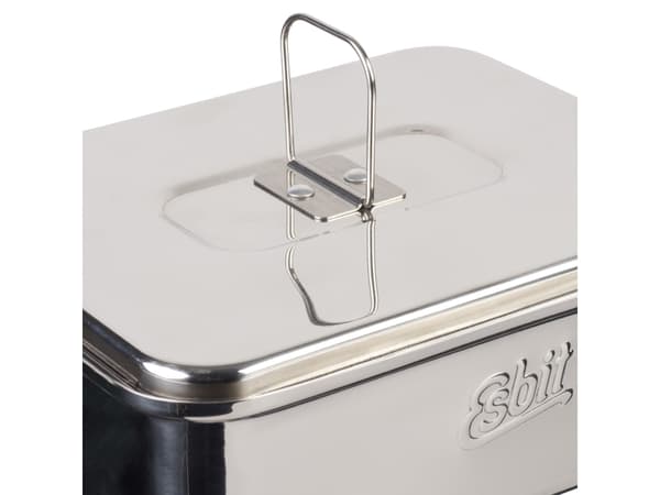 ESBIT CS1100ST, Ställ, Gjuten aluminium, Rostfritt stål, 1,1 l, Svart, Silver, Grå, Silver, Silikon, Rostfritt stål