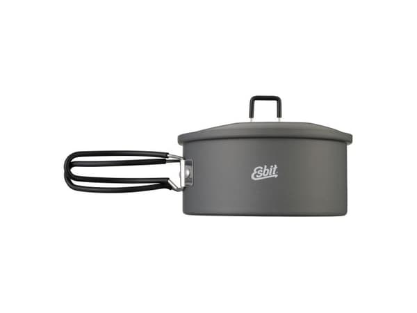ESBIT PT1100HA camping kokkärl Kanna 1,1 L Aluminium, Svart