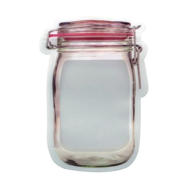 Set med återanvändningsbara livsmedelspåsar 5 Delar 13,5 x 19,5 x 7,3 cm (36 antal)