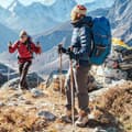 Miniatyrbild 6 av 6: Trekkingkäpp Aktive Aluminium 135 cm (10 antal)