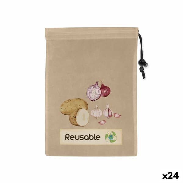 Återanvändbar matväska Quttin TNT (Non Woven) 44,5 x 29,5 cm (24 antal)