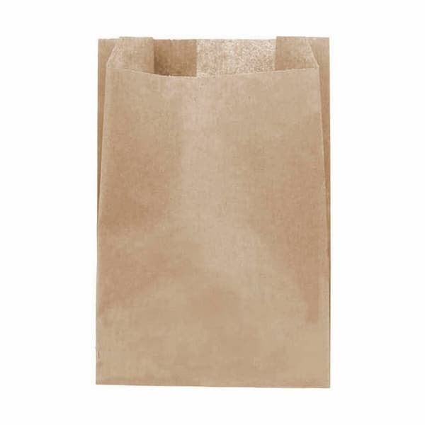 Genanvendelig madpose Algon kraftpapir 16 x 24 cm Engangsanvendelse 20 Dele (24 enheder)
